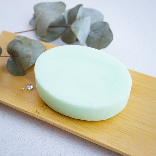 Washla Eucalyptus 90g Shampoo bar with real leaves