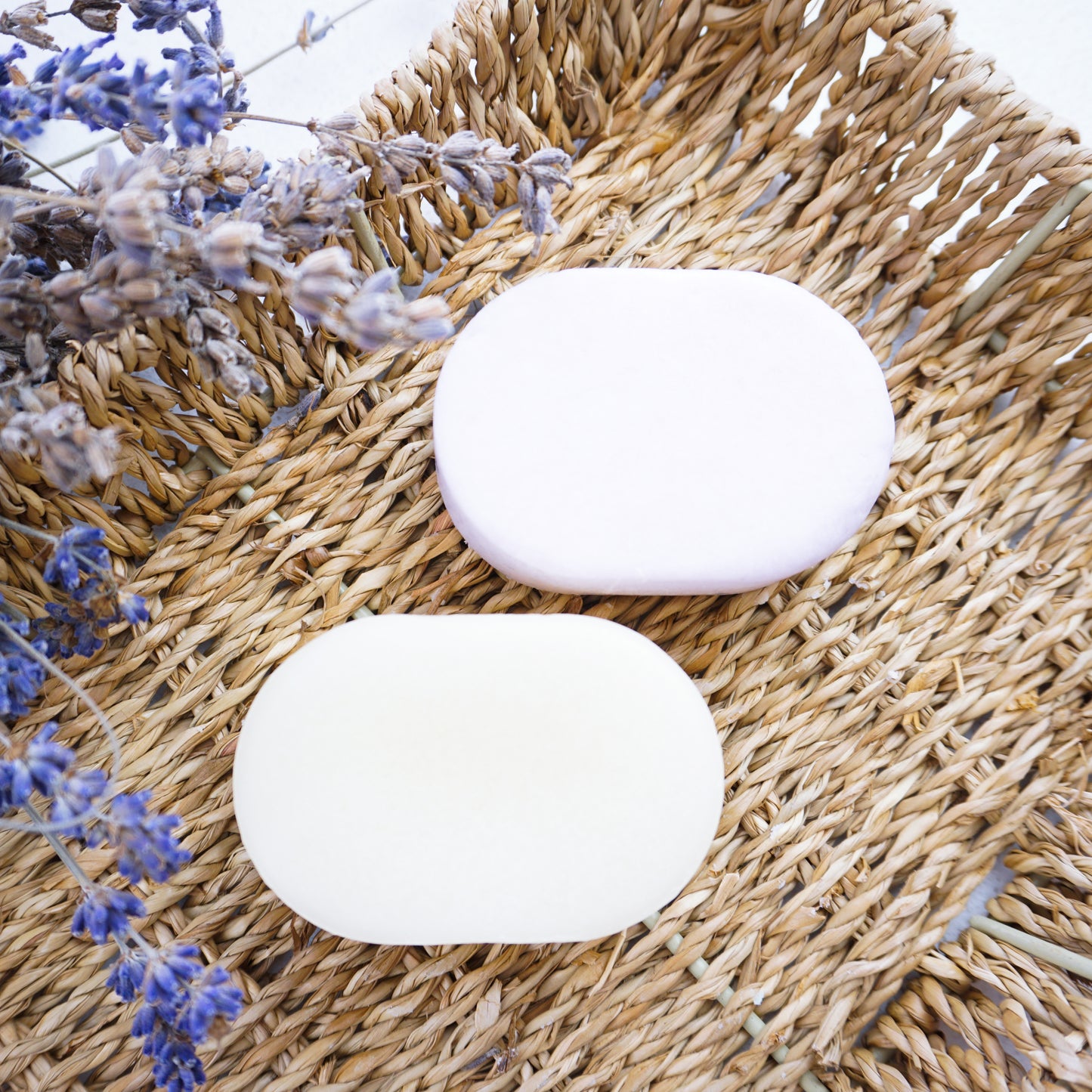 lavender shampoo and conditioner bars lavender flowers